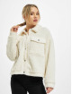 Urban Classics Lightweight Jacket Ladies Sherpa Trucker white