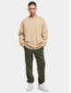 Urban Classics Longsleeve Heavy Oversized Garment Dye beige