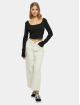 Urban Classics Longsleeve Ladies Short Rib Corsage black