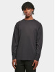 Urban Classics Longsleeve Heavy Oversized Garment Dye black