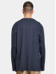 Urban Classics Longsleeve Heavy Oversized Garment Dye blue