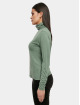 Urban Classics Longsleeve Ladies Modal Turtleneck groen