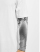 Urban Classics Longsleeve Oversized Double Layer Striped Tall white