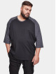 Urban Classics Longsleeve Contrast 3/4 Sleeve Raglan zwart