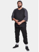 Urban Classics Longsleeve Contrast 3/4 Sleeve Raglan zwart