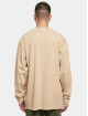 Urban Classics Longsleeves Heavy Oversized Garment Dye bezowy
