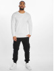 Urban Classics Longsleeves Fitted Stretch bialy