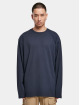 Urban Classics Longsleeves Heavy Oversized Garment Dye niebieski
