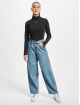 Urban Classics Loose Fit Jeans Ladies High Waist 90´s Wide Leg blue