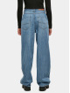Urban Classics Loose Fit Ladies High Waist 90´s Wide modrá
