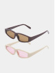 Urban Classics Lunettes de soleil Sunglasses Lefkada 2-Pack brun