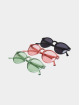 Urban Classics Lunettes de soleil Sunglasses Cypress 3-Pack noir
