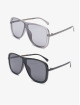 Urban Classics Lunettes de soleil Sunglasses Milos 2-Pack noir