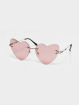 Urban Classics Lunettes de soleil Heart With Chain rose