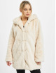 Urban Classics Manteau Ladies Hooded Teddy beige