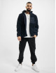 Urban Classics Manteau hiver Sherpa bleu