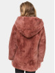 Urban Classics Manteau hiver Girls Hooded Teddy Coat brun