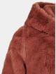 Urban Classics Manteau hiver Girls Hooded Teddy Coat brun