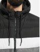 Urban Classics Manteau hiver Colorblock Bubble noir
