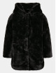 Urban Classics Manteau hiver Girls Hooded Teddy Coat noir