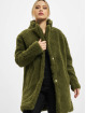 Urban Classics Manteau Ladies Oversized Sherpa olive
