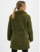 Urban Classics Manteau Ladies Oversized Sherpa olive