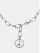 Urban Classics Otro Y Chain Peace Pendant plata
