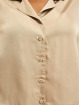 Urban Classics overhemd Ladies SS Viscose Satin Resort beige