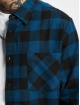 Urban Classics overhemd Checked Flanell blauw