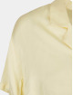 Urban Classics overhemd Ladies SS Viscose Satin Resort geel