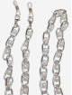Urban Classics Overige Multifunctional Chain With Pearls 2-Pack zilver