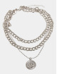 Urban Classics Overige Short Layering Necklace zilver