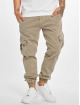 Urban Classics Pantalon cargo Washed Cargo Twill Jogging beige