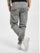 Urban Classics Pantalon cargo AOP Glencheck blanc