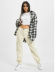 Urban Classics Pantalon cargo High Waist blanc