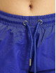 Urban Classics Pantalon cargo Ladies High Waist Crinkle Nylon bleu