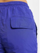 Urban Classics Pantalon cargo Ladies High Waist Crinkle Nylon bleu