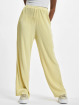 Urban Classics Pantalon chino Ladies Plisse jaune
