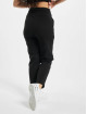 Urban Classics Pantalon chino Ladies Cropped noir