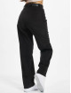 Urban Classics Pantalon chino Ladies High Waist 90´s Wide Leg Corduroy noir