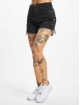Urban Classics Pantalón cortos Lace Up Highwaist negro