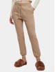 Urban Classics Pantalone ginnico Ladies Organic Slim grigio