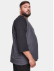 Urban Classics Pitkähihaiset paidat Contrast 3/4 Sleeve harmaa