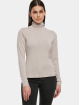 Urban Classics Pitkähihaiset paidat Ladies Modal Turtleneck harmaa