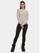Urban Classics Pitkähihaiset paidat Ladies Modal Turtleneck harmaa