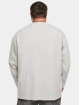 Urban Classics Pitkähihaiset paidat Organic Oversized Henley harmaa