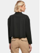 Urban Classics Pitkähihaiset paidat Ladies Short Oversized Polo musta