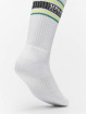 Urban Classics Ponožky Logo Stripe 4-Pack biela