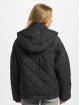 Urban Classics Prechodné vetrovky Ladies Oversized Diamond Quilted Pull Over èierna
