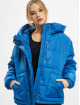 Urban Classics Prešívané bundy Ladies Oversized Hooded modrá